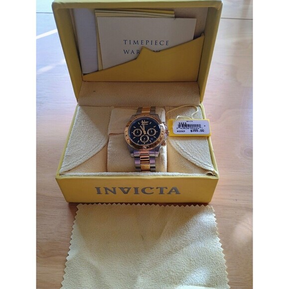 Invicta Other - Men's Luxury Watch - Invicta Speedway Quartz Chronograph Black Dial 9224 New